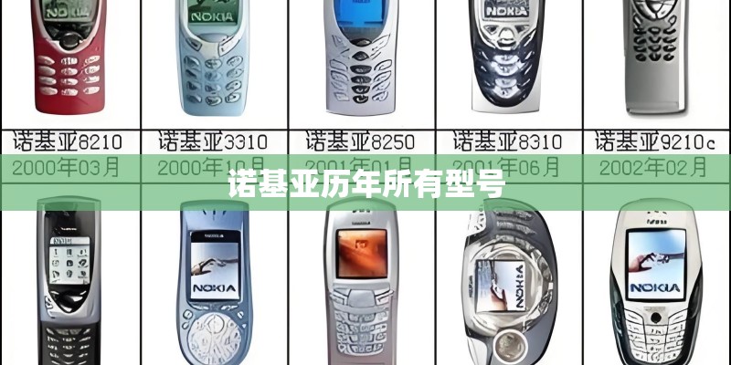 诺基亚历年所有型号 诺基亚历年所有型号