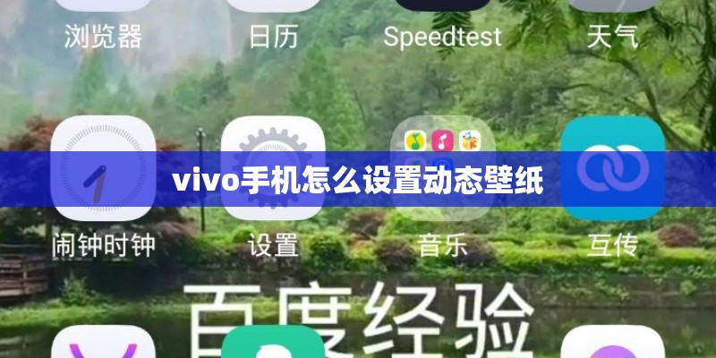 vivo手机怎么设置动态壁纸